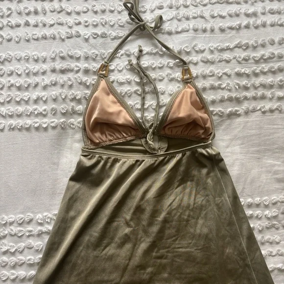 Badgley Mischka one piece swimsuit dress - Picture 3 of 4